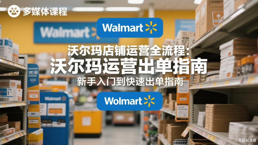 沃尔玛店铺运营全流程：新手入门到快速出单指南