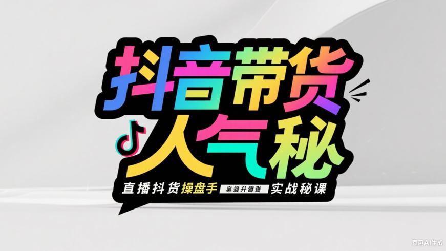 直播带货操盘手实战课：抖音入局与人气拉升秘籍