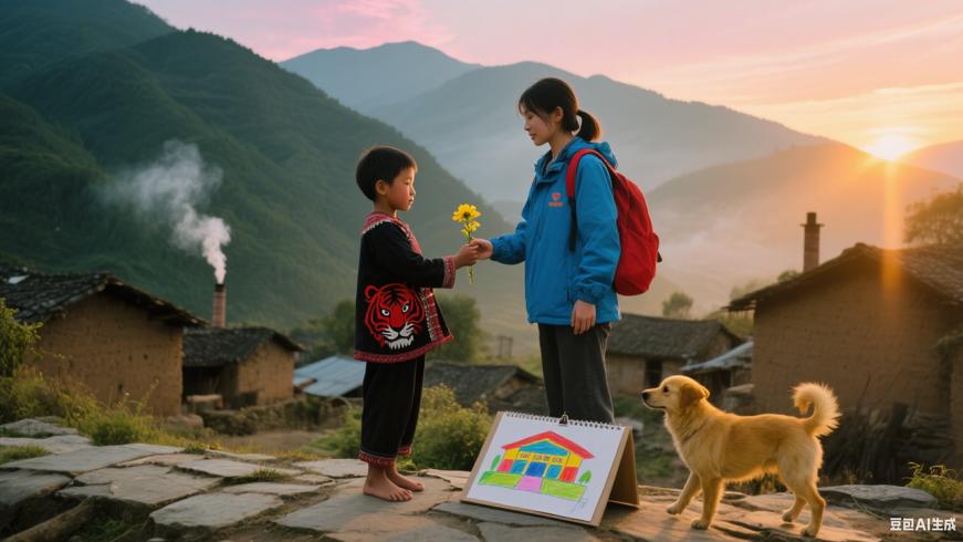 大山深处的微光：小虎与志愿者的希望约定
