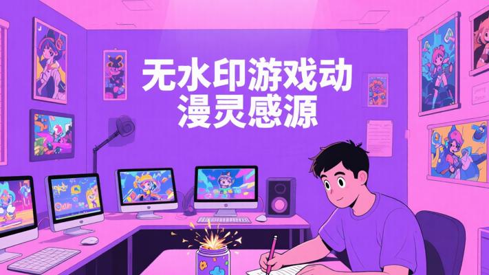 无水印热门游戏动漫剪辑素材：创作灵感源泉