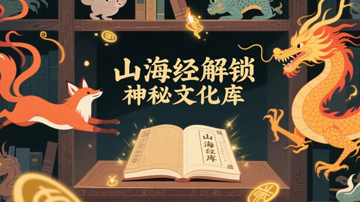 山海经中国神话传说素材：解锁神秘文化宝库