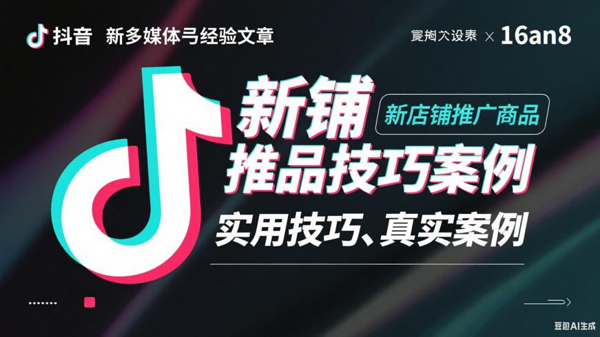抖音新店铺推广商品的实用技巧与真实案例