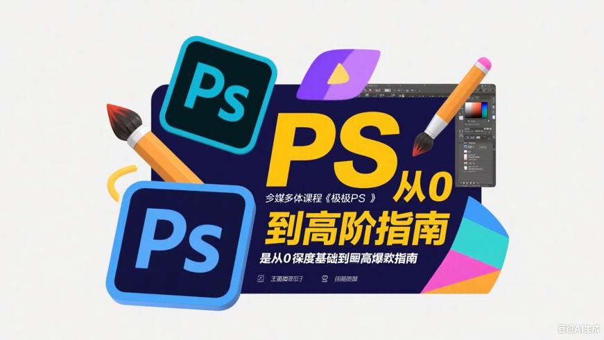 终极PS深度课程从0基础到高阶爆款指南