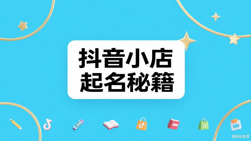 抖音小店起名技巧与好听又吸引人的方法