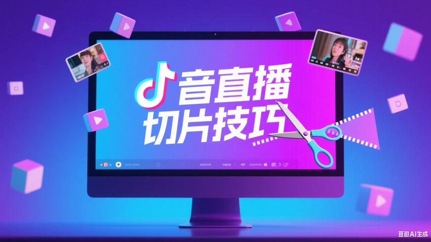 抖音直播切片制作短视频方法直播视频剪切技巧