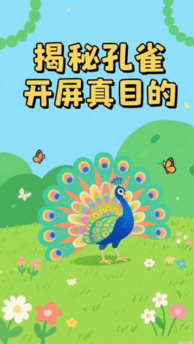 孔雀开屏的真正目的你绝对想不到