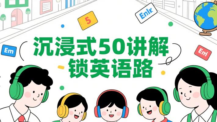 沉浸式50讲：解锁地道英语学习新路径