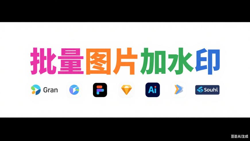 多款软件助力，高效实现图片批量水印添加