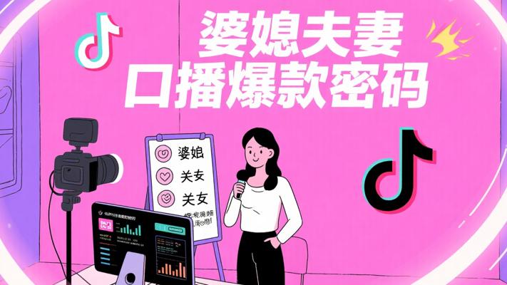 婆媳夫妻题材抖音口播素材：爆款内容密码