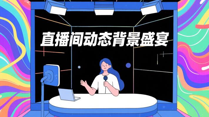 直播间动态背景：点亮直播视觉盛宴