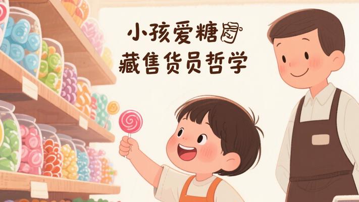 小孩偏爱加糖果售货员背后的卖糖哲学故事