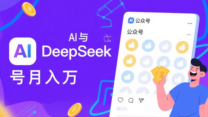 巧用AI与DeepSeek，公众号月入过万不是梦