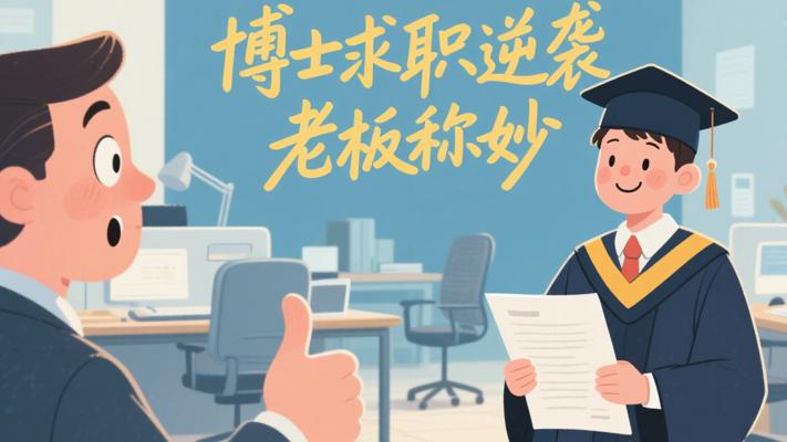 计算机博士求职碰壁后用这招逆袭 老板直呼高明