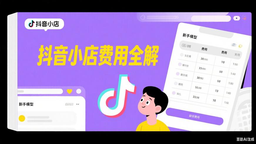 开抖音小店费用明细新手入门全知道