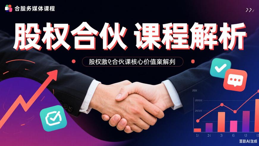 股权激励与合伙人设计线上课核心价值解析