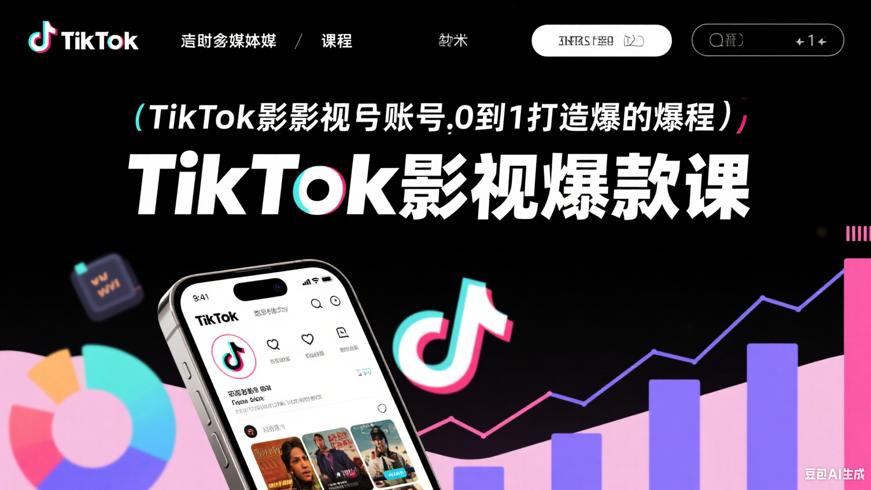 TikTok影视账号：从0到1打造爆款的实用课程