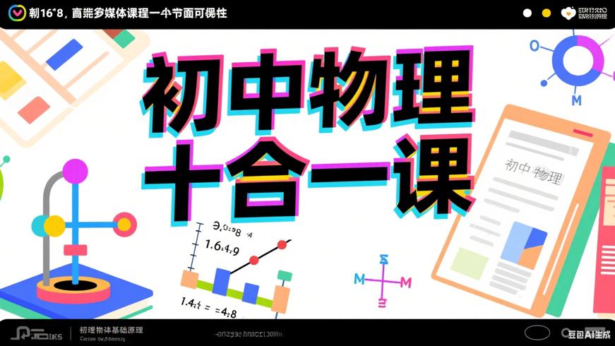 初中物理十合一视频课 全面讲解物理基础原理