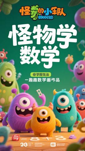 《怪物数学小分队》：趣味数学启蒙动画佳作