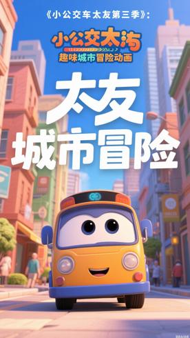 《小公交车太友第三季》：趣味城市冒险动画