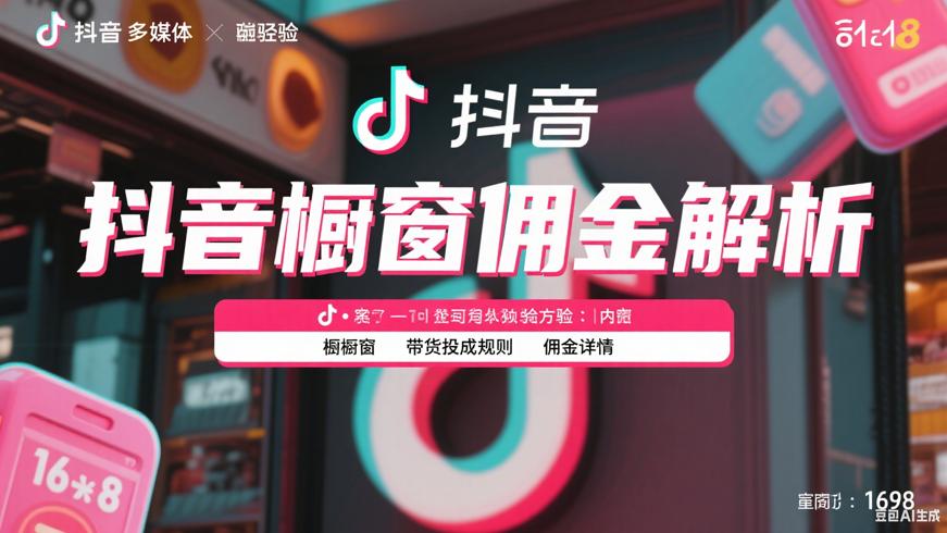 抖音橱窗带货提成规则及佣金详情解析