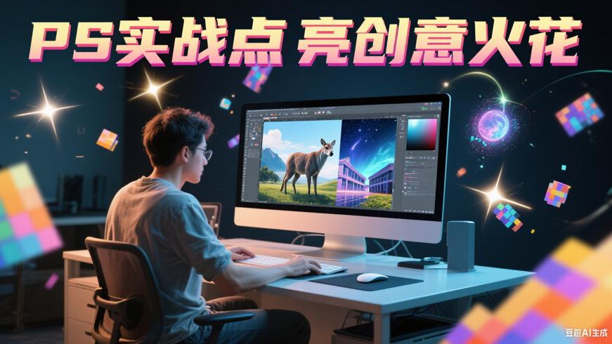 PS创意合成案例实战：点亮设计创意火花