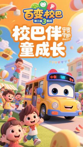《百变校巴》第3季：校巴守护，伴孩子趣味成长