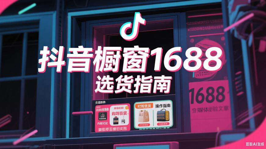抖音橱窗添加1688商品及代货货源操作指南
