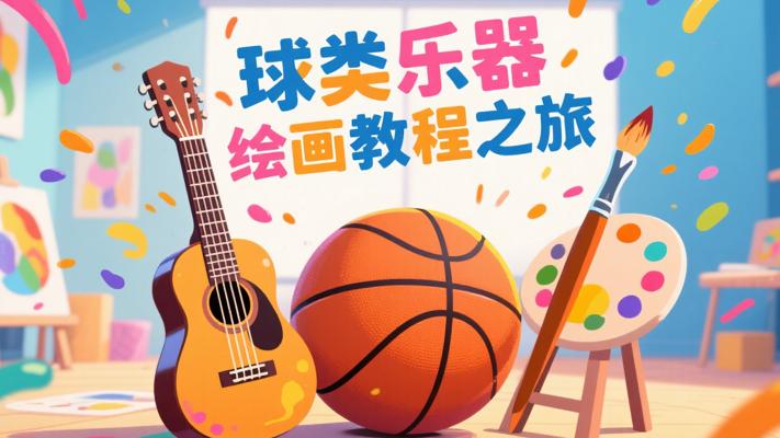 球类乐器绘画教程：开启多元艺术学习之旅
