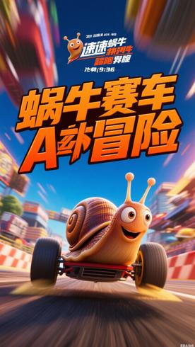《极速蜗牛狂奔第一季英文版》：蜗牛的热血赛车冒险