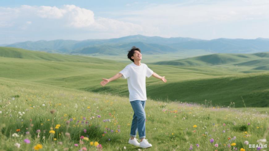 人生不必扭捏生活无需畏缩且行且洒脱