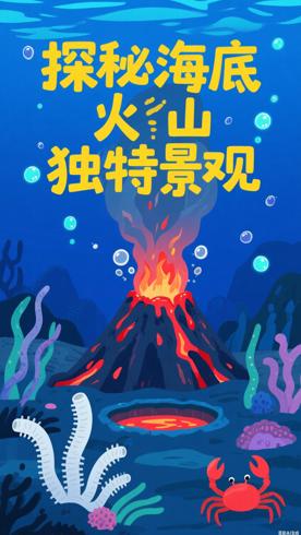 海底火山那些独特景观你见过多少