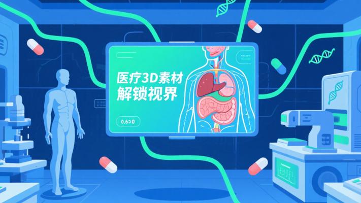 医疗科技3D视频素材：解锁健康知识新视界