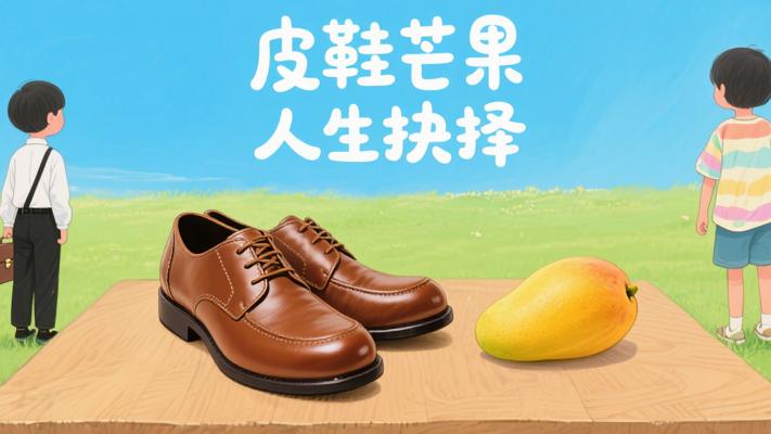 皮鞋与芒果：两种童年选择背后的人生轨迹