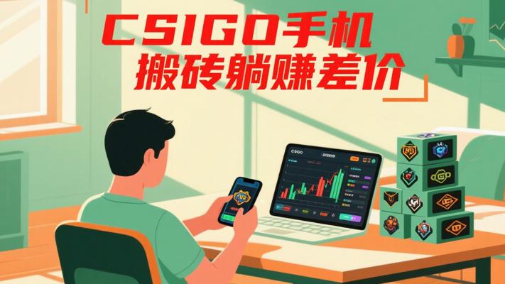 CSGO手机搬砖：0门槛躺赚游戏皮肤差价