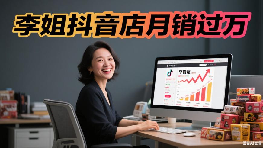 李姐的抖音自营店创业记从零基础到月销过万的运营路