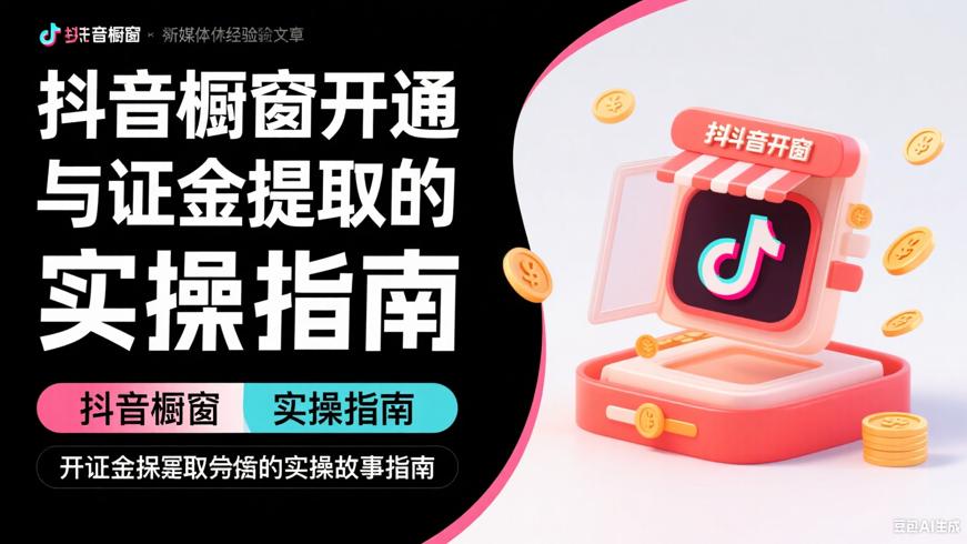抖音橱窗开通与保证金提取的实操故事指南