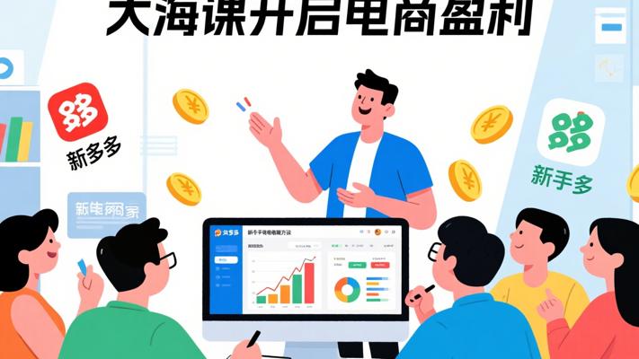 大海拼多多新手破局课：开启电商盈利新征程