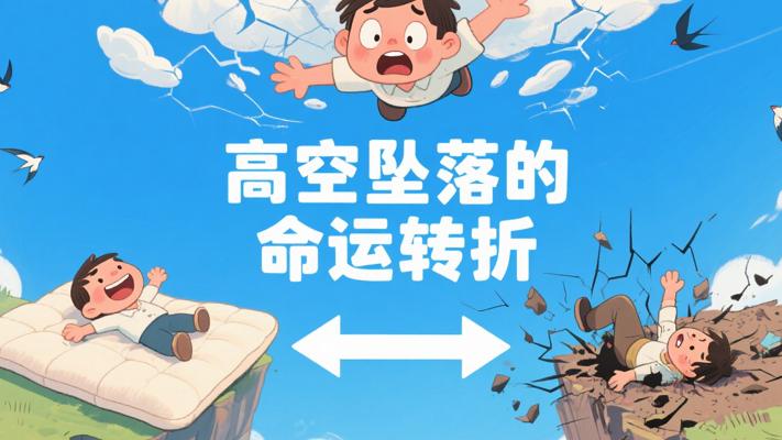 高空坠落的双面暗示：从幸存到毁灭的命运转折