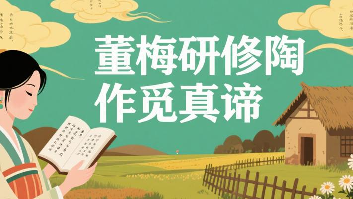 董梅陶渊明作品研修班：探寻诗意人生真谛