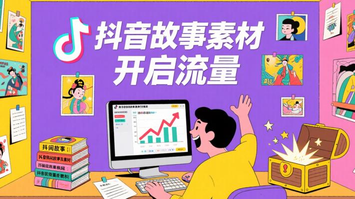 抖音民间故事素材及教程：开启流量密码