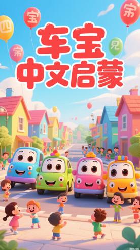 《车宝四兄弟第一季中文版》：儿童成长的趣味启蒙动画