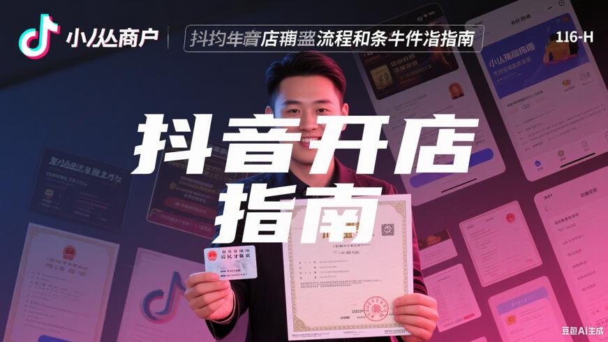 个体商户的抖音开店全流程与条件准备指南