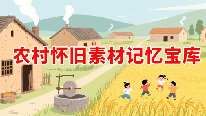 农村乡村怀旧素材：重拾乡土记忆的宝藏库
