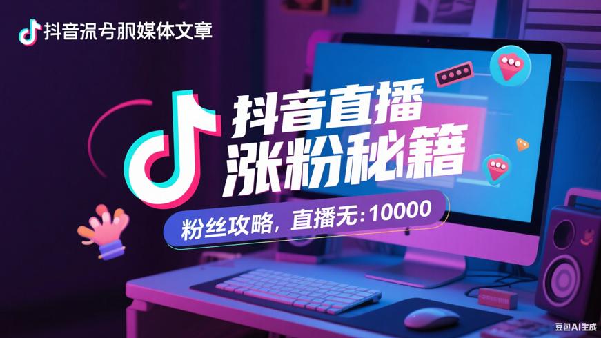 抖音电脑直播无1000粉丝攻略与涨粉秘籍