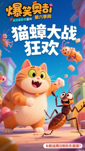 《爆笑奥吉猫第六季》：猫蟑大战再掀欢乐狂潮