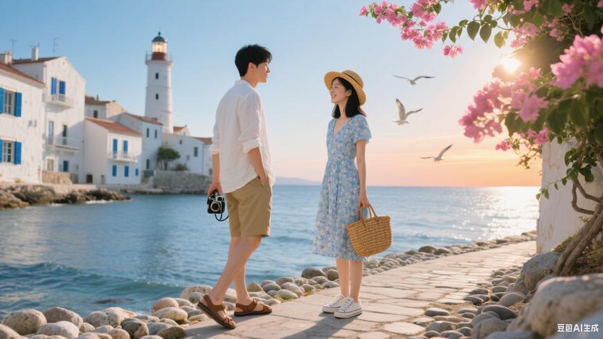 海边小镇的夏日邂逅与跨越山海的爱恋