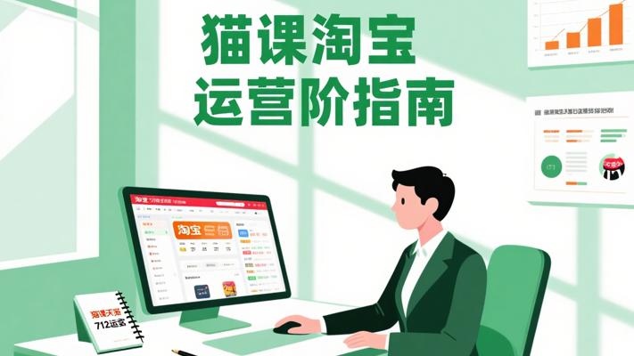 猫课淘宝天猫712运营实操课程：电商进阶指南