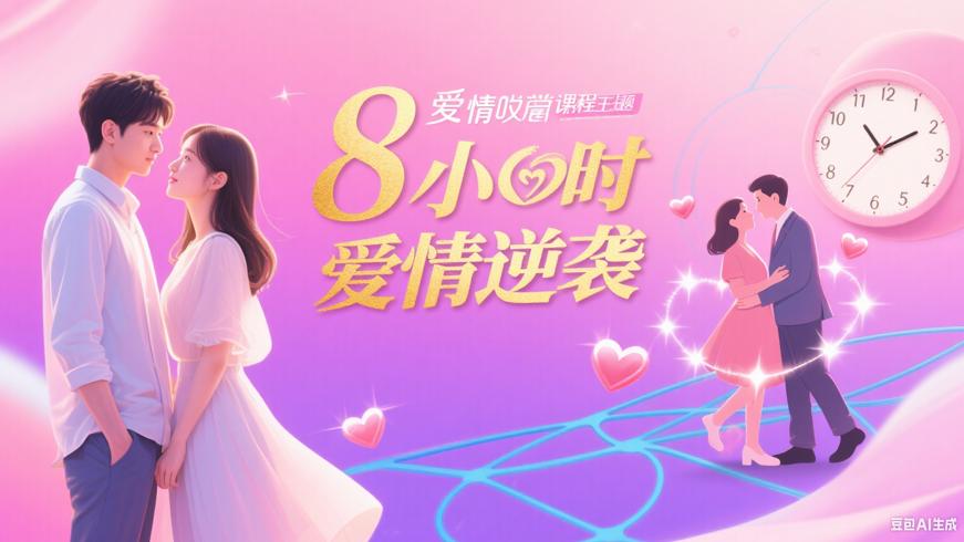 8小时爱情逆袭课程：掌握逻辑收获心仪爱情