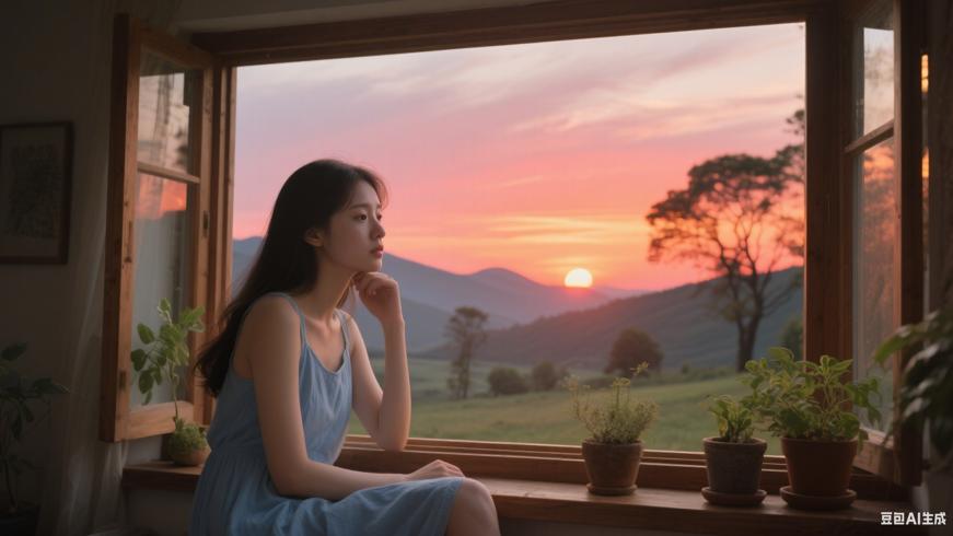 相思闲愁绕心头寸寸柔情系远方