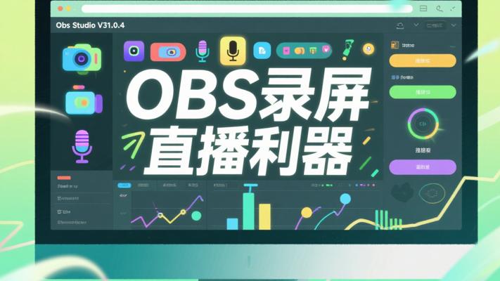 Obs studio V31.0.4：免费开源的录屏直播全能利器